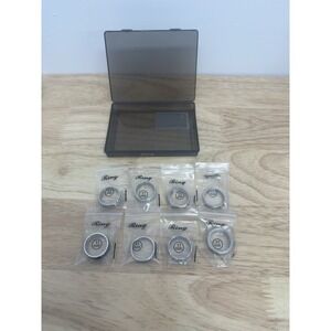 8‎ Pcs Stainless Steel Ring for Men's Fidget Anxiety Relief Band Size 11